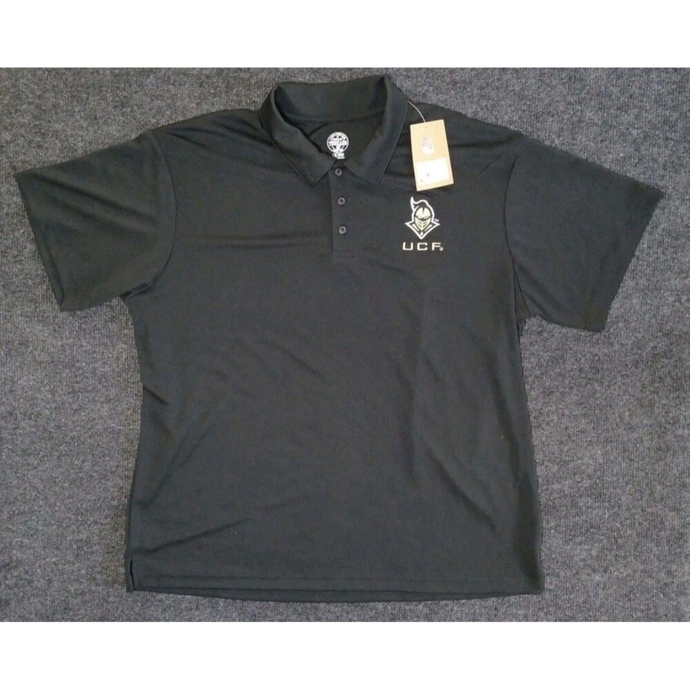 Rivalry Threads 91 Mens Black Size Medium SS Polo University Of Central Knights